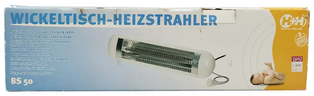 Wickeltisch-Heizstrahler Hartig & Helling (Sehr Gut) | Sanfte Babywärme - Bild 1