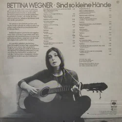 LP Vinyl Bettina Wegner "Sind So Kleine Hände"  – Vorschau 2