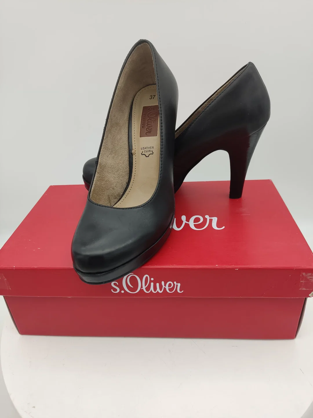 s.Oliver Leder-Pumps Gr. 37 | Wie Neu – Bild 4