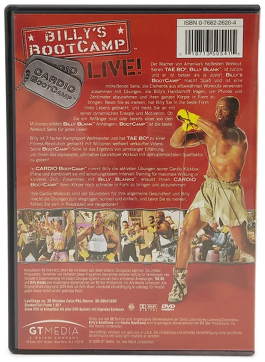 DVD "Billy's Bootcamp - Cardio Bootcamp" mit Billy Blanks – Bild 2