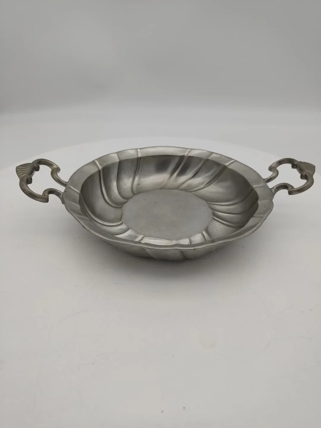 Vintage Zinnschale  Ø 17 cm, sehr guter Zustand - Bild 4