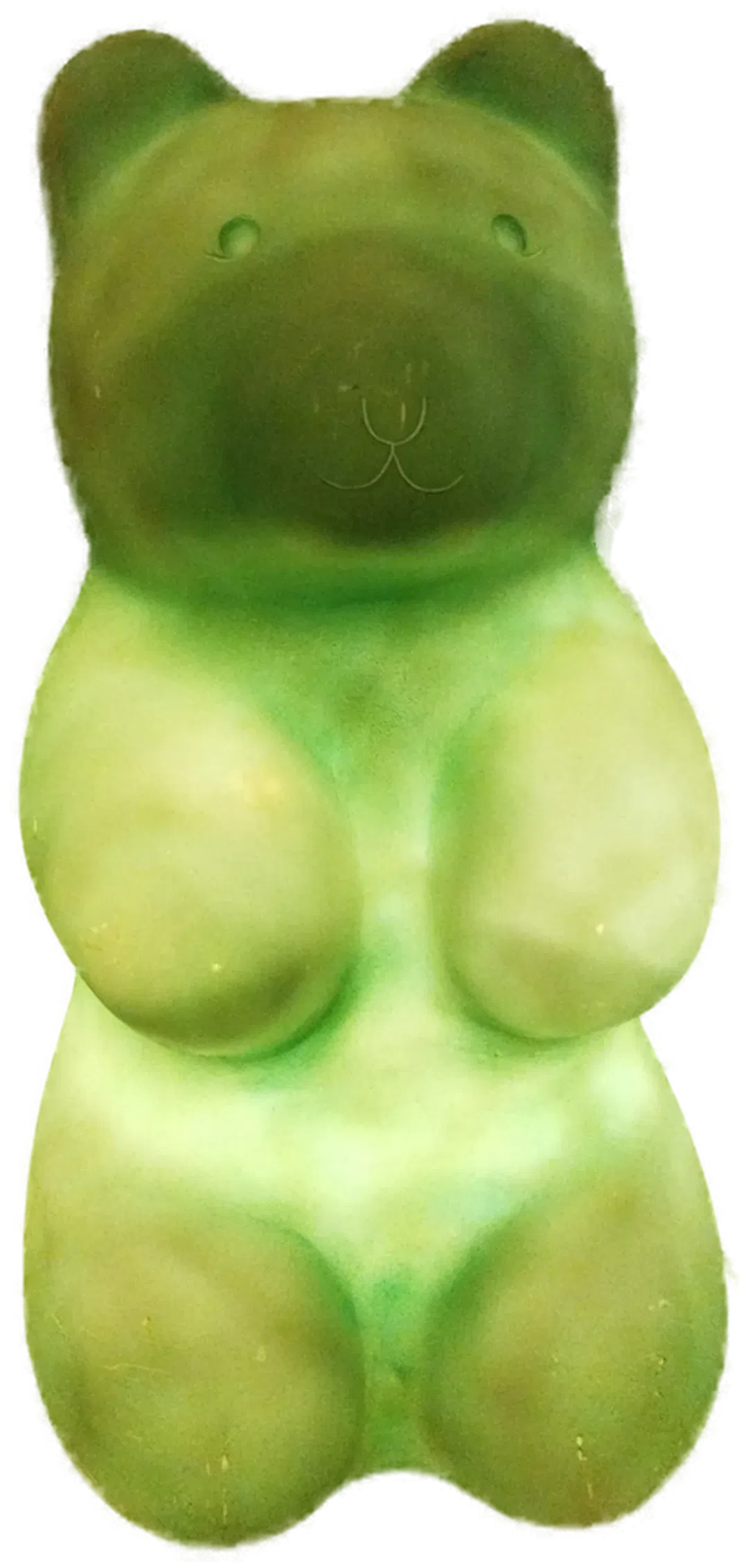 Verspielt leuchtende Gummibärchen-Lampe in Grün - Deko mit Charakter - Bild 3