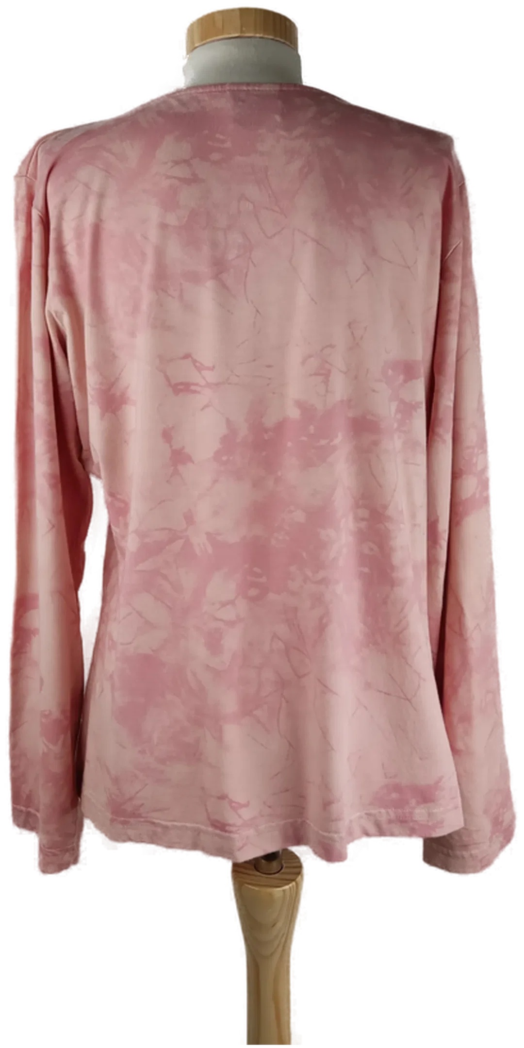 T-Shirt "'X-Mail", langarm mit Rundhalsausschnitt, rosa mit Aufdruck, Gr. L – Bild 3