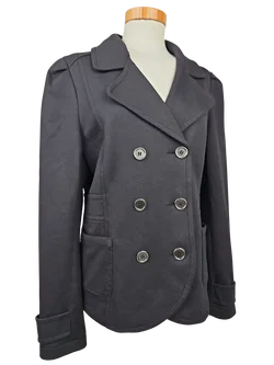 H&M Damen Blazer, schwarz - Gr. XL  - Bild 2