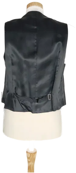  Teller Herren-Sakko und Weste dunkelgrau Gr. 49 - Bild 4