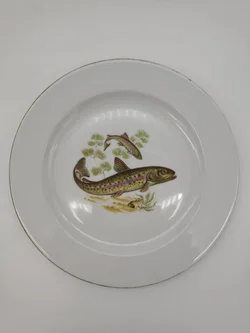 Vintage Fischteller - 6 Stück - Bild 7