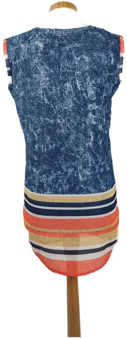 N.F. Damen-Minikleid blau gestreift - XL/42 - Bild 2