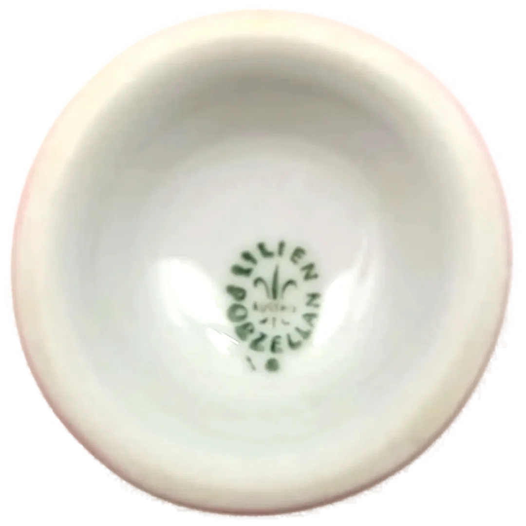 Vintage-Eierbecher - Lilienporzellan „Daisy“ (3-teilig) – Bild 2
