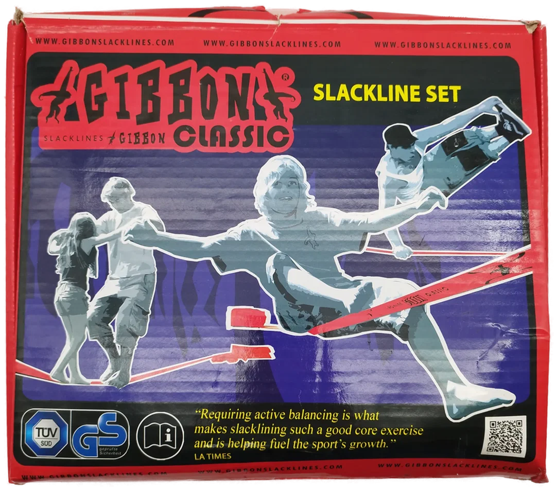Slackline-Set Gibbon Slacklines Classic | Outdoor-Freude - Bild 1