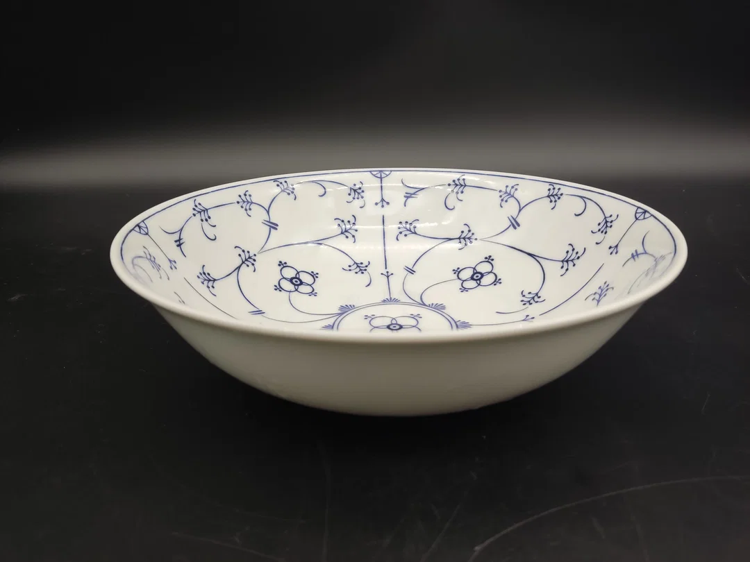 9 teiliges Service / Form Marienbad Ingres Weiss / Indisch Blau / Strohblume  – Bild 9