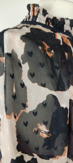 Comma Langarmshirt Animal-Print Gr. 44 | Design-Liebling - Bild 5