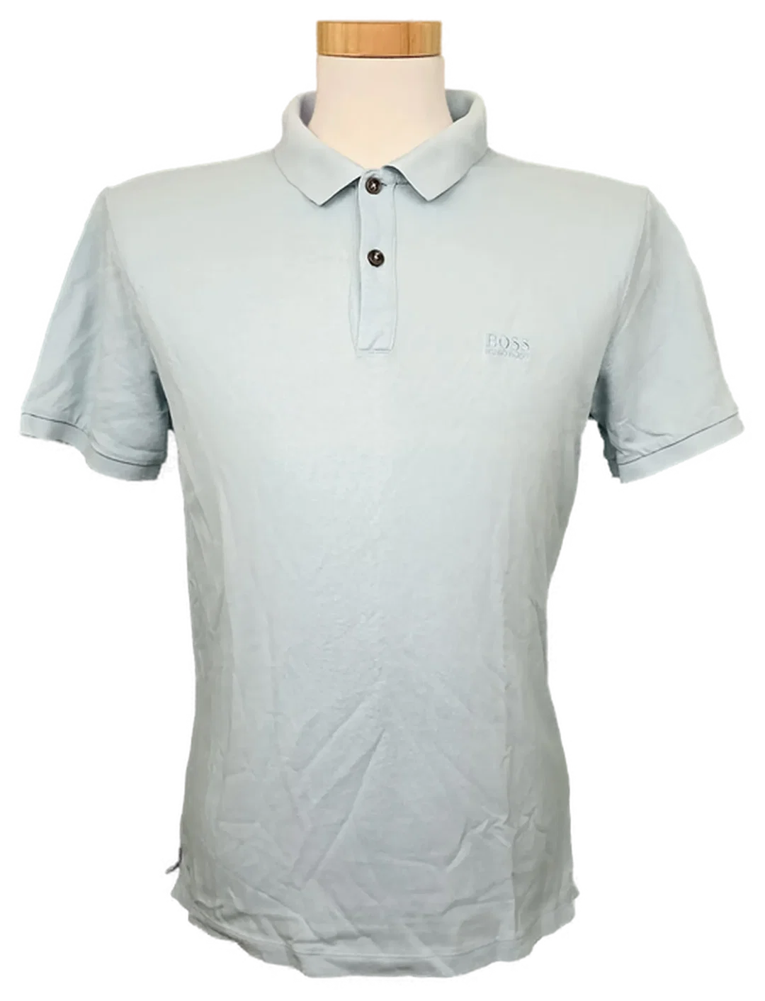 Hugo Boss Herrenpolo hellblau Gr. M - Bild 4