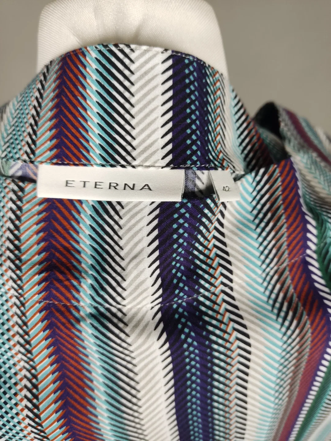 Eterna Damenbluse gemustert - 42 / XL – Bild 3