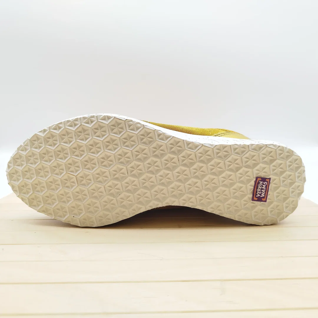 Hartjes Leder Sneaker Currygelb Unifarben, Gr. 38,5 - neu besohlt  – Bild 2