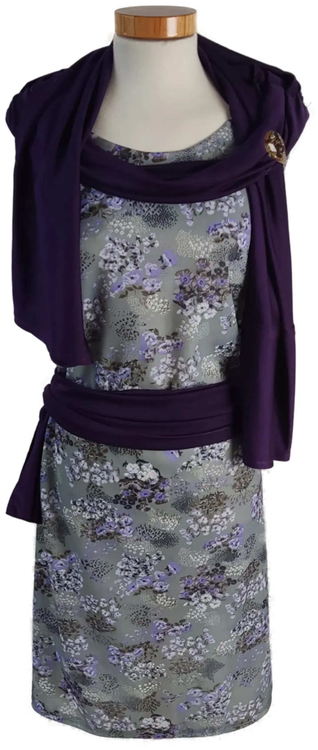 Geblümtes Damenkleid - 40 - Bild 4