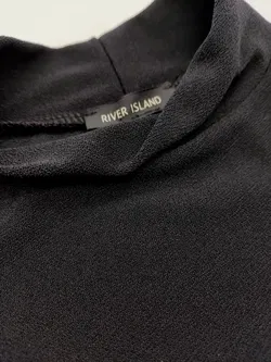 River Island Damen Rollkragenkleid, schwarz - Gr. S - Bild 4