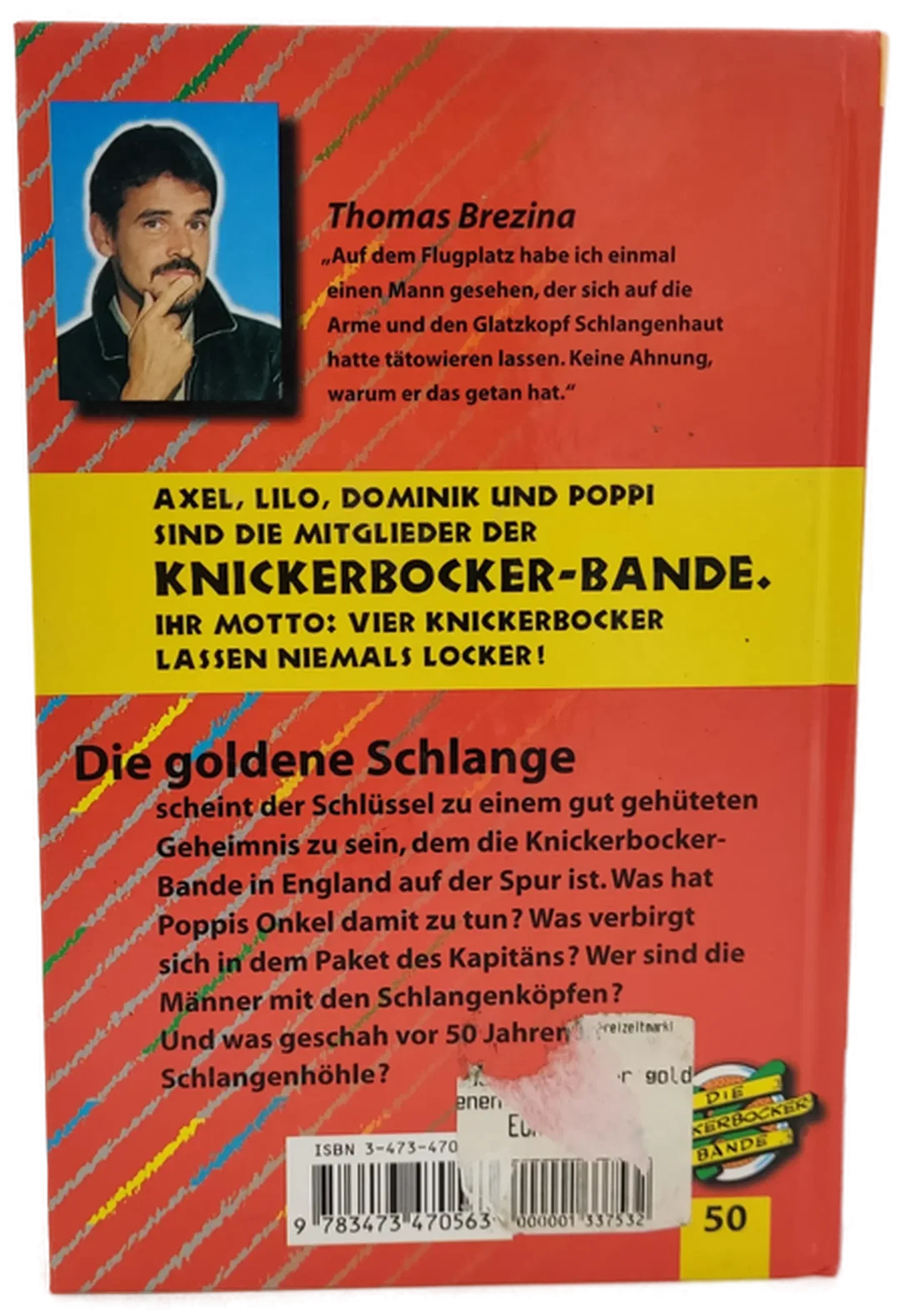 Thomas Brezina Die Knickerbockerbande "Der Schrei der goldenen Schlange" (1999) – Bild 2