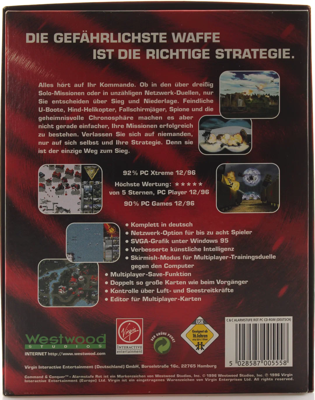 PC-Spiel Command & Conquer – Teil 2: Alarmstufe Rot (Westwood Studios, 1996) – Bild 3