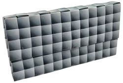 Rebagz Upcycling Damen Geldbörse - grau/schwarz - Bild 1