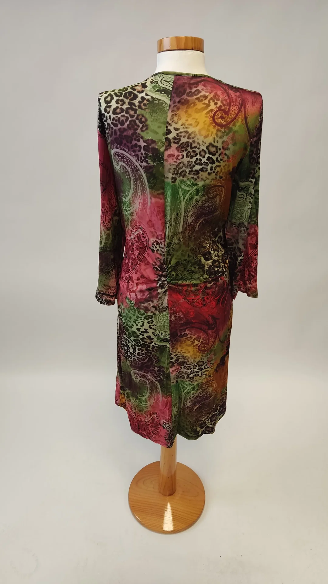 COMMA Damenkleid mehrfarbig gemustert - Gr. 44 – Bild 3