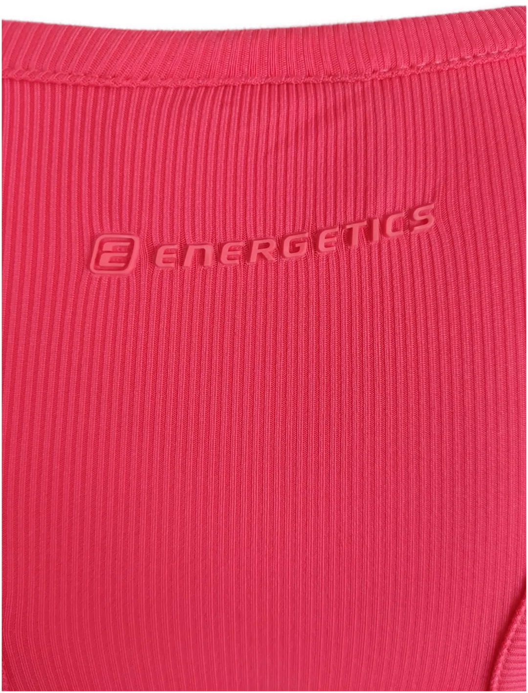 Top "Energetics" mit Rundhalsausschnitt, neonorange, Größe 36 (geschätzt) – Bild 4