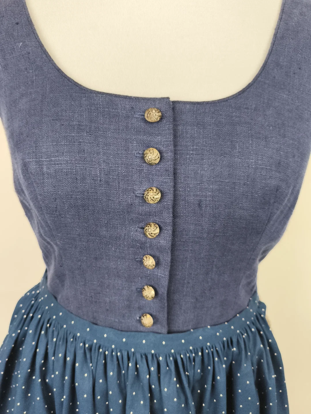 Trachtendirndl, Beurle, Handarbeit, Gr. 42 – Bild 5