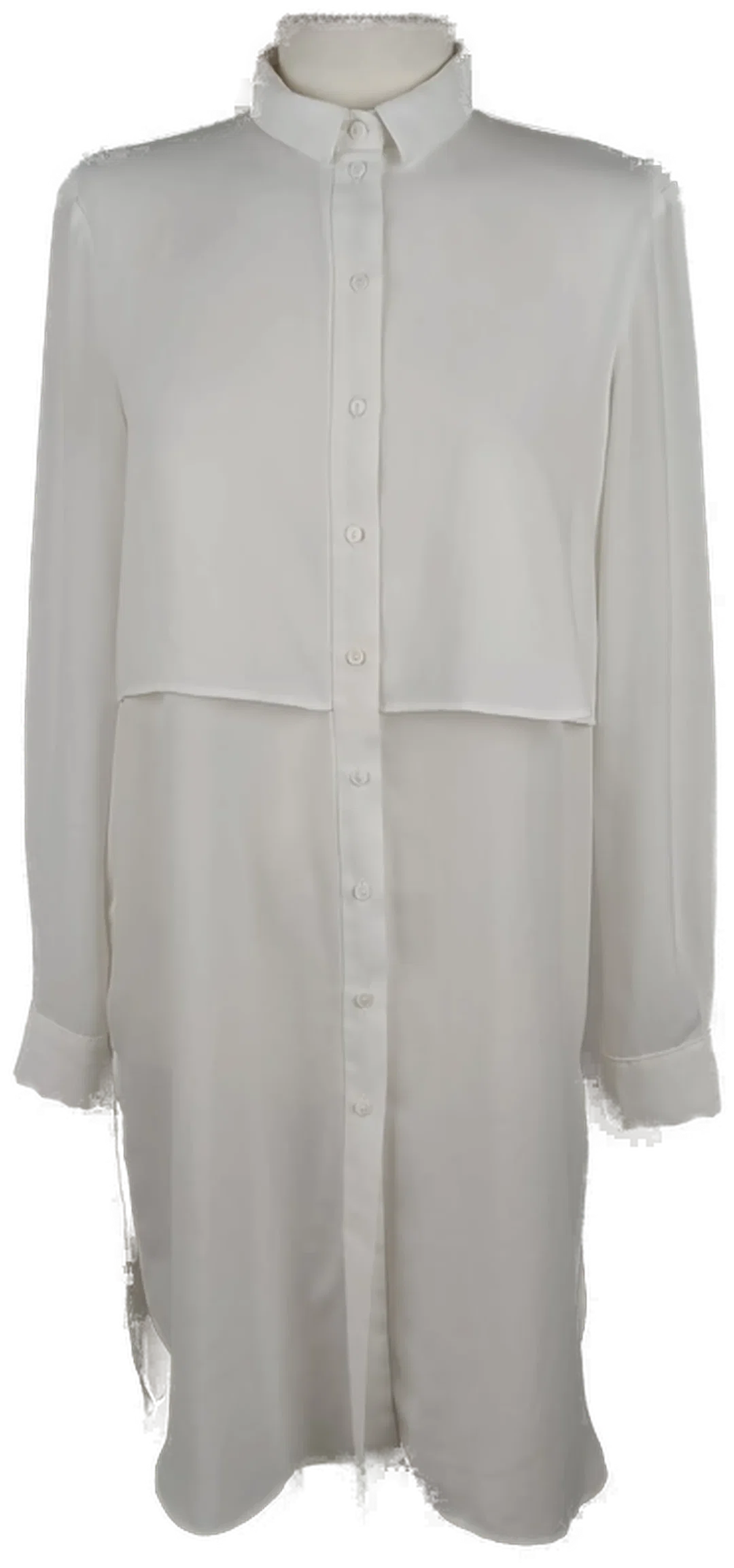 Hemdblusenkleid Mango Weiß XS | Leicht & Elegant – Bild 1
