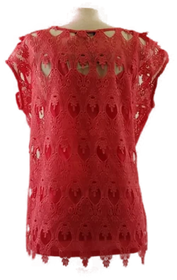 Ärmeloses Spitzenshirt  - Bild 3