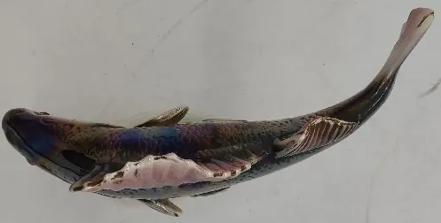 Porzellan Flussbarsch Large Holland Mid-century Modell-Fisch Perch 354 – Bild 6