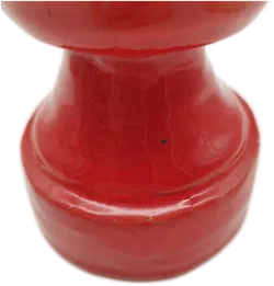 Roter Thun Kerzenständer - 10,5 cm - Bild 5