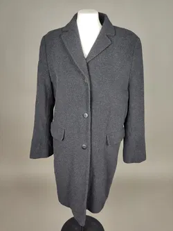 Damen Wollmix-Mantel anthrazit - XL / 42 - Bild 1