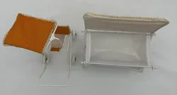 Vintage - Miniatur Puppenwagen und Puppenbadewanne - Bild 3