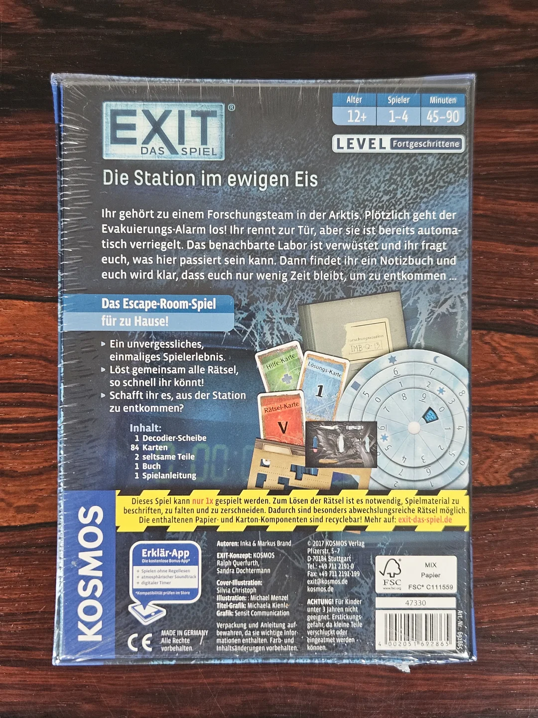 EXIT Das Spiel - Die Station im ewigen Eis - Gesellschaftsspiel - Kosmos – Bild 3