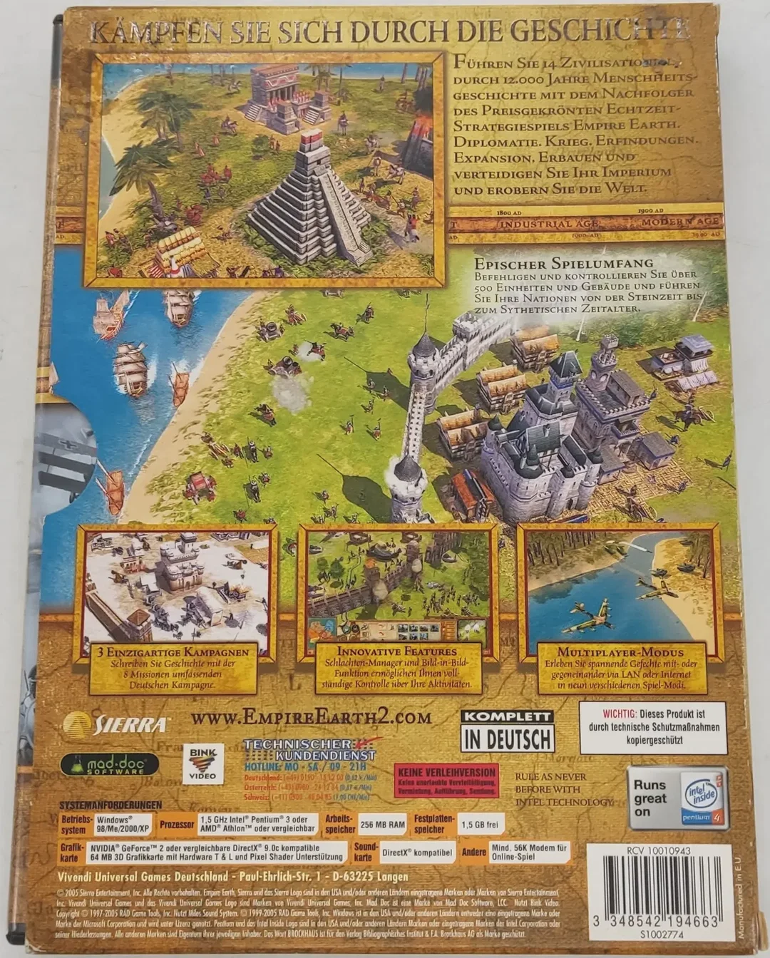 PC Game 2 CD-ROM Empire Earth II – Bild 3