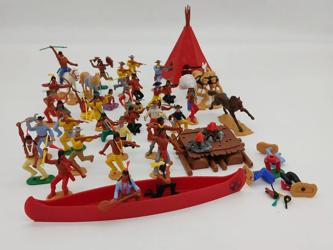 Timpo Toys Sammlung - Western / Indianer - Vintage Figuren - Bild 1