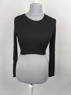 Zara, Damen, Crop-Langarm, Gr. M - Bild 2