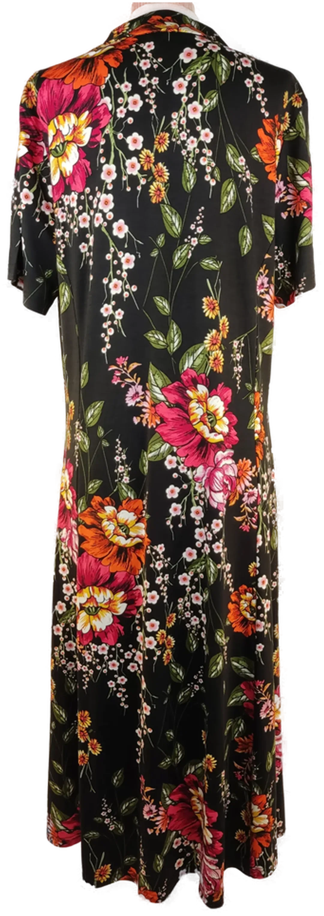 Damen-Maxikleid / bunt gemustert - XL/42 – Bild 2