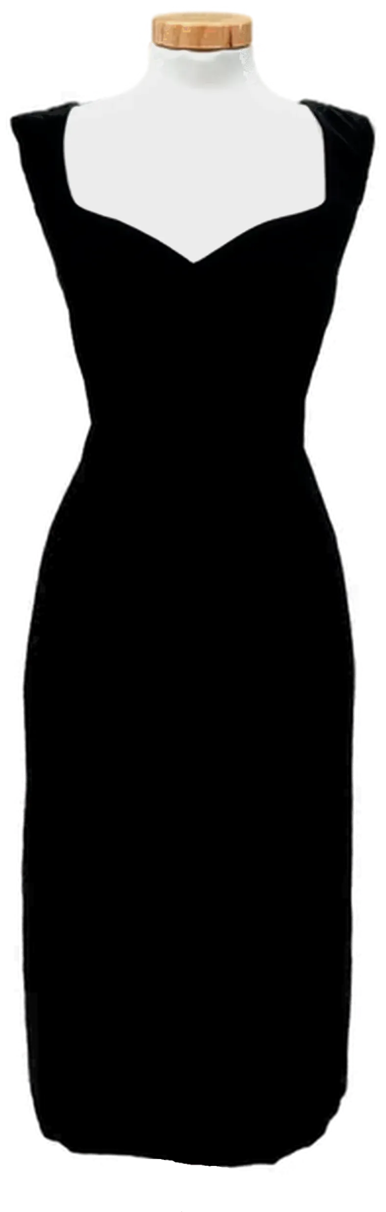Augustat Damen Samt-Midikleid schwarz Gr. XXL - Bild 1