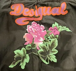 Desigual Damen Mantel schwarz gemustert Gr. S - Bild 3