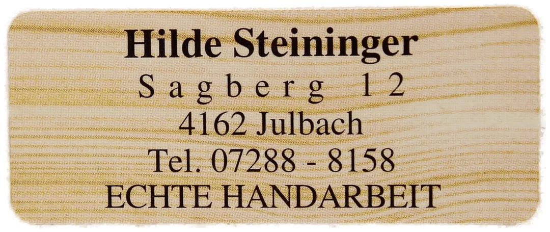 Bild "Herbst am Land" - Hilde Steininger - Echte Handarbeit (38 x 27,5 cm)  – Bild 2