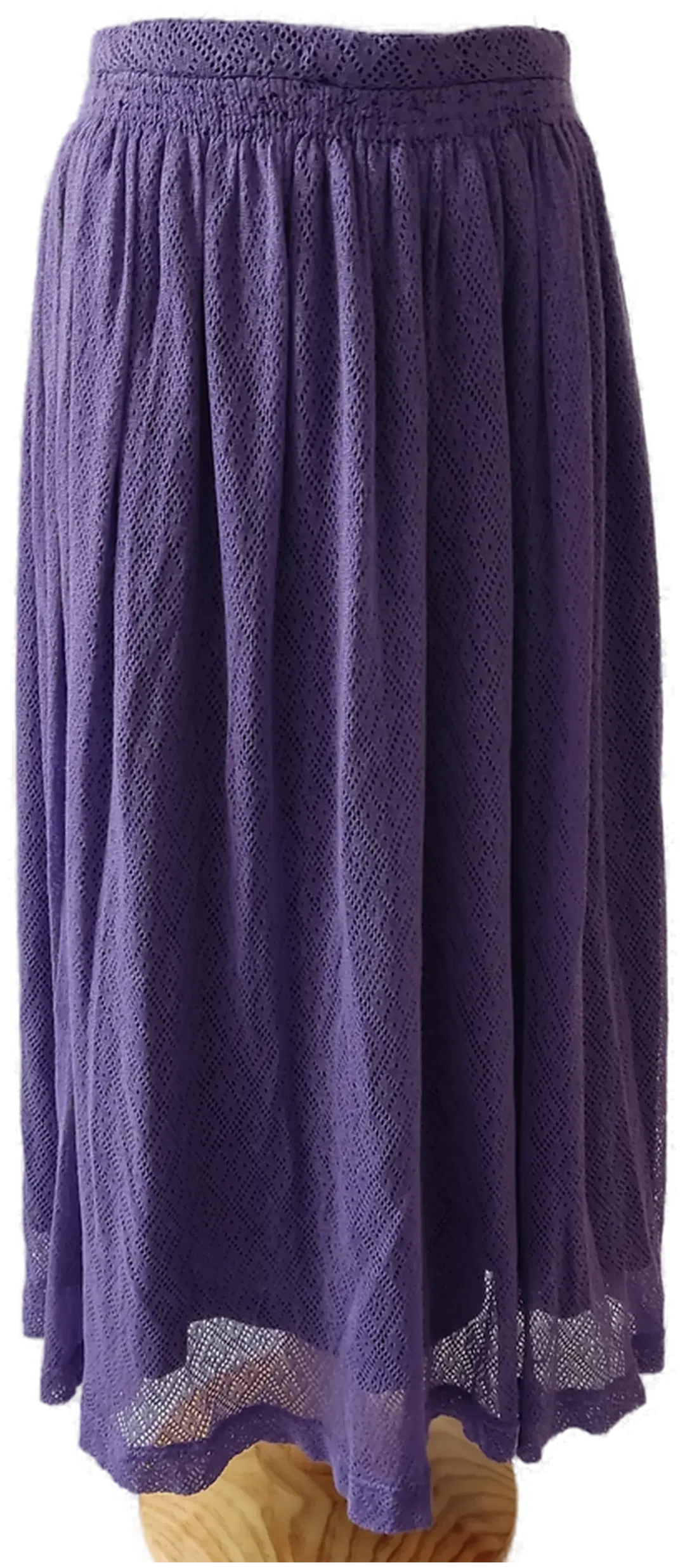 Lilafarbiger Damenbaumwollrock - 42 - Bild 1
