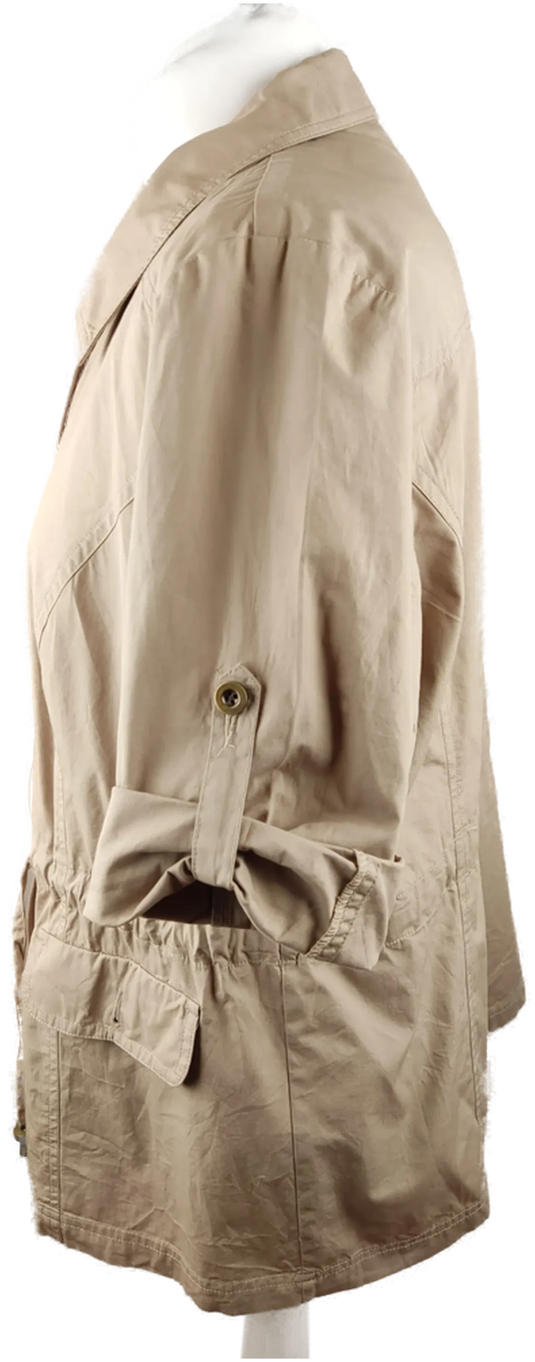 Damenjacke Beige XXL | Safari-Charme – Bild 2