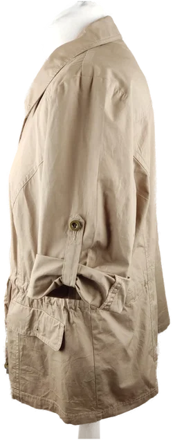 Damenjacke Beige XXL | Safari-Charme – Vorschau 2