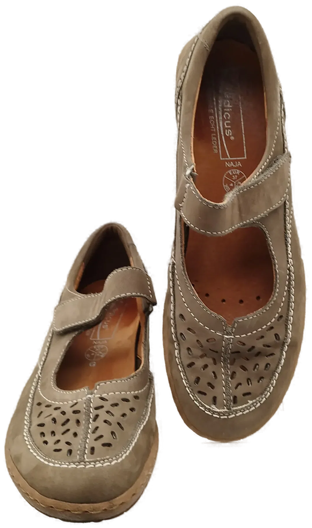 Damen Ballerinas Medicus Gr. 37 | Leder - Bild 4