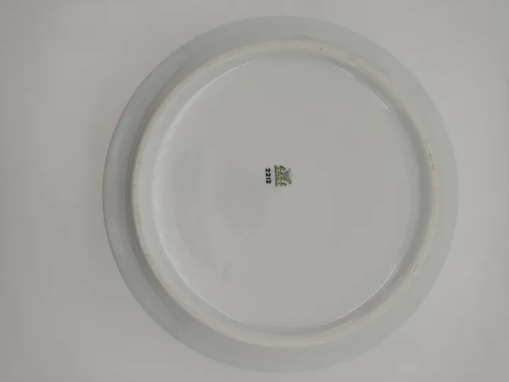 Vintage-Suppentopf  - weiss/orange gemustert - Bild 6