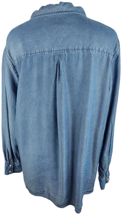 Denim-Bluse s.Oliver Gr. 44 Lyocell | Zeitloser Chic – Vorschau 3