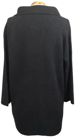 Blue seven Damen Strickweste schwarz - XXXL/46 - Bild 2