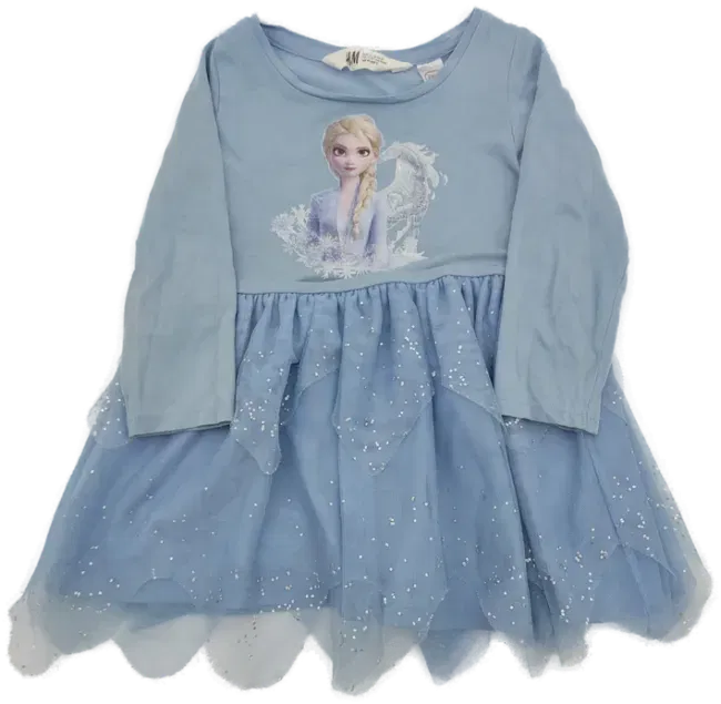 H&M Disney Eisprinzessin blau Gr. 92 - Bild 4