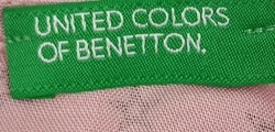 United Colors of Benetton Kindershirt altrosa gemustert Gr. 98 - Bild 3