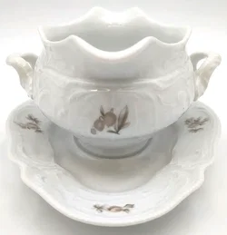 Rosenthal Classic Rose Collection Sauciere mit Unterteller einteilig - Bild 2